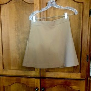 NWT Express camel mini skirt